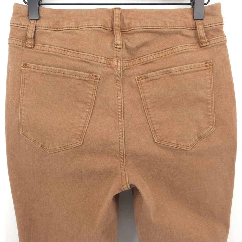 Simply Vera Vera Wang‎ Women's Jeans High Rise Skinny Ankle 6 Khaki Brown